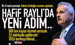 Trabzon'da 500 bin kişiye hizmet verecek! 22 dakikada gidilecek!