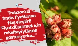 ZMO Başkanı Cemil Pehlevan'dan fındık fiyatlarına eleştiri! "Fiyat düşürmek için rekolteyi yüksek gösteriyorlar..."