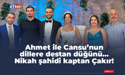 Ahmet Batuhan Yılmaz ile Cansu Küçükyiğit'in en mutlu günü!