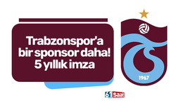 Trabzonspor'a bir sponsor daha! 5 yıllık imza