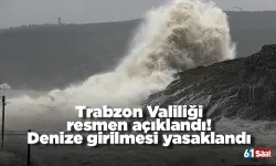 Trabzon Valiliği resmen açıklandı! Denize girilmesi yasaklandı
