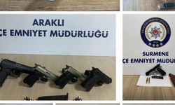 Trabzon’da kaçakçılık ve silah operasyonu: Çok sayıda gözaltı