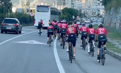 Çankırı'dan Trabzon'a Eren Bülbül için pedal çevirdiler