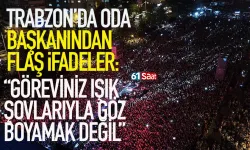Trabzon Ziraat Odası Mühendislerinde flaş açıklama: "Gösterişe değil hizmete bakın"