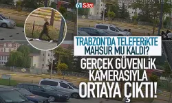 Trabzon'da turistler teleferikte mahsur mu kaldı? Gerçek güvenlik kamerasında...