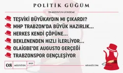 Politik Güğüm - 8 Ağustos 2025