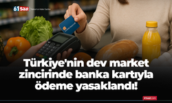 Türkiye'nin dev market zincirinde banka kartıyla ödeme yasaklandı!