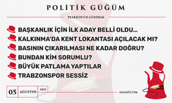 Politik Güğüm - 5 Ağustos 2025