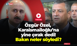 Özgür Özel, Karaismailoğlu’na yine çırak dedi! Bakın neler söyledi?