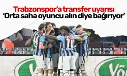 Trabzonspor’a transfer uyarısı: ‘Orta saha oyuncu alın diye bağırıyor’