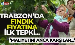 Trabzon'da fındık fiyatına ilk tepki geldi! "Maliyetini anca karşılar..."