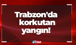 Trabzon'da korkutan yangın!