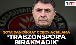 Şota Arvaledze açıkladı 'Trabzonspor'a bırakmadık'