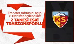 Transfer tahtasını açıp 8 transfer açıkladılar! 2 tanesi eski Trabzonsporlu