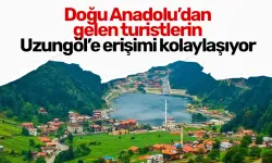 Doğu Anadolu’dan gelen turistlerin Uzungöl’e erişimi kolaylaşıyor