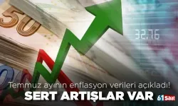 Temmuz ayının enflasyon verileri açıkladı! Sert artışlar var