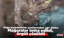 Doğu Karadeniz’de jandarmadan ağır darbe! Mağaralar imha edildi, örgüt çözüldü