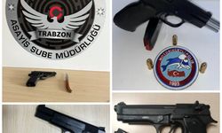 Trabzon'da ruhsatsız tabancadan 7 kişiye işlem yapıldı...