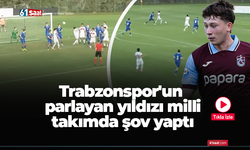Trabzonspor'un parlayan yıldızı milli takımda şov yaptı