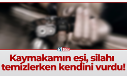 Kaymakamın eşi, silahı temizlerken kendini vurdu!