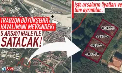 Trabzon Büyükşehir 5 arsayı ihaleyle satacak!