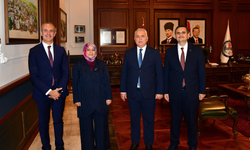 Vali Aziz Yıldırım, Aile ve Sosyal Hizmetler Bakanlığı ve Askeri Yetkilileri Kabul Etti