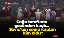 Çoğu taraftarın gözünden kaçtı... Savic’ten sonra kaptan kim oldu?