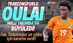 Trabzonsporlu Oulai, milli takımda da büyüledi! Karar verildi...