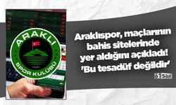 Araklıspor, maçlarının bahis sitelerinde yer aldığını açıkladı! 'Bu tesadüf değildir'