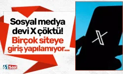 Sosyal medya devi X çöktü! Birçok siteye giriş yapılamıyor...