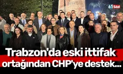 Trabzon'da eski ittifak ortağından CHP'ye destek...