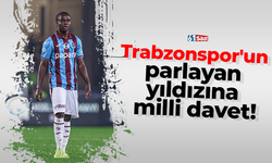 Trabzonspor'un parlayan yıldızına milli davet!