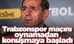 Dursun Özbek, Trabzonspor maçını oynamadan konuşmaya başladı