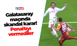 Galatasaray  maçında skandal karar! Penaltıyı vermediler