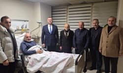 MHP Trabzon'dan Hasan Çolak’a geçmiş olsun ziyareti!