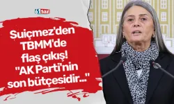 Suiçmez'den TBMM'de flaş çıkış! "AK Parti'nin son bütçesidir..."