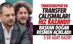 Trabzonspor'da transfer çalışması hız kazandı! Başkan Doğan: Her bölgeye 5 aday...
