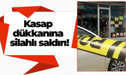 Kasap dükkanına silahlı saldırı!