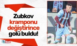Zubkov kramponu değiştirince golü buldu! İşte nedeni...