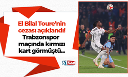 Trabzonspor maçında kırmızı kart gören El Bilal Toure'nin cezası açıklandı