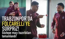 Trabzonspor'da Folcarelli'ye sürpriz! Göztepe maçı hazırlıkları tamamlandı!