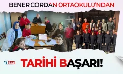 Trabzon'da Bener Cordan Ortaokulu'ndan tarihi başarı!