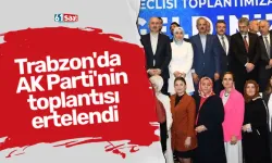 Trabzon'da AK Parti'nin toplantısı ertelendi