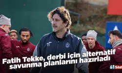 Fatih Tekke, derbi için alternatif savunma planlarını hazırladı