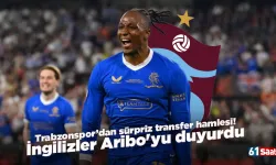 Trabzonspor’dan sürpriz transfer hamlesi! İngilizler Aribo'yu duyurdu