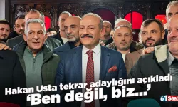 Hakan Usta, Trabzon Şoförler ve Otomobilciler Odası için yeniden adaylığını açıkladı