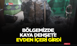 Bölgemizde kaya dehşeti! Evden içeri girdi