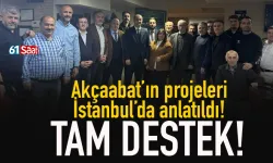 Akçaabat projeleri İstanbul’da anlatıldı: Hemşehrilerden tam destek