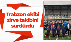Trabzon ekibi zirve takibini sürdürdü