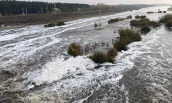Dicle Nehri’nden köpük akıyor
